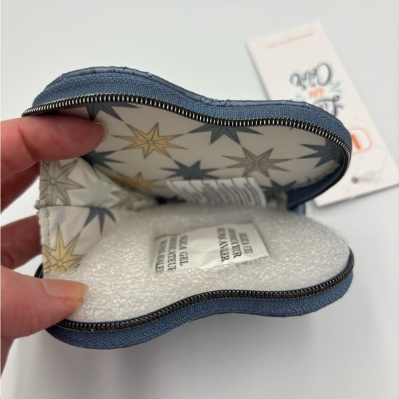 Lug heart pouch metallic blue moon - Picture 3 of 3